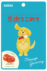 メッセージグミ　感謝をこめて(いちご)