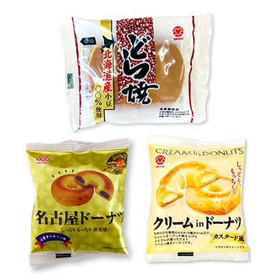 どら焼きとドーナッツ2種　合計200個