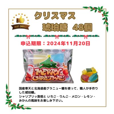 【期間限定】クリスマス　琥珀糖