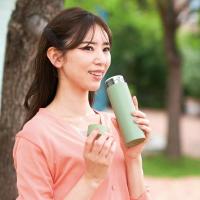 ストッパー付き真空ステンレスボトル230ml