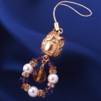 ふくろう幸せの環ストラップ