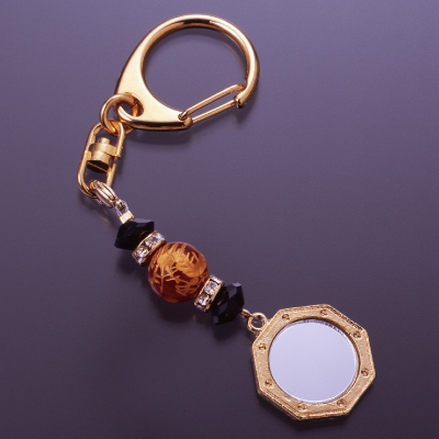 八卦鏡・風水キーホルダー