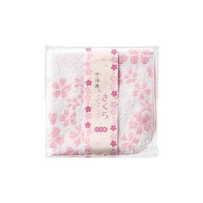 【目玉商品】今治さくらタオルはんかち
